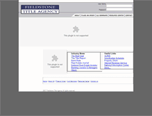 Tablet Screenshot of fieldstonetitle.com